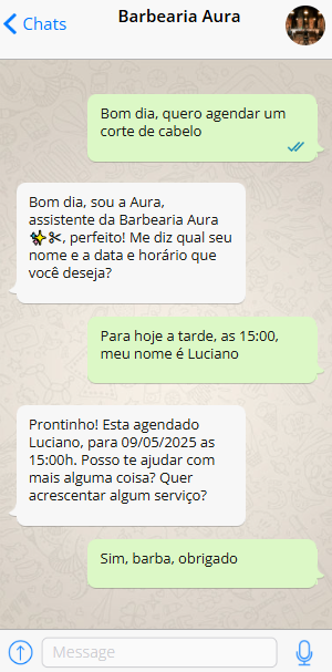 Conversa no WhatsApp